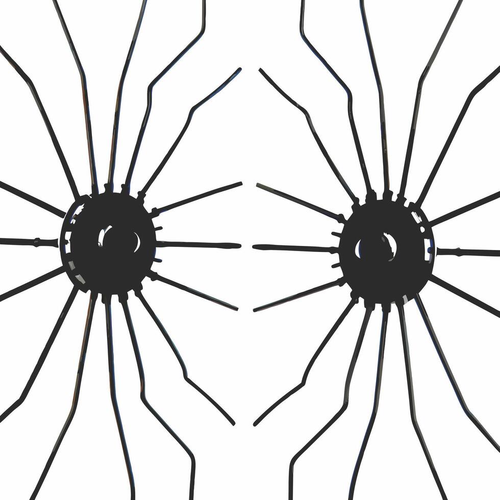 Cognitive enhancement nanobots concept as Macro view of white nanobots representing cognitive enhancement Camera follows the nanobots as they interact suggesting improved neural c Square Square vector