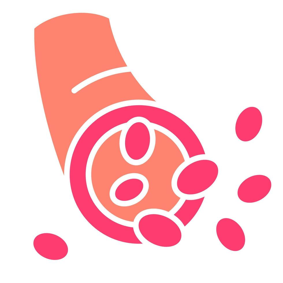 erythrocytes hypertonic cells illustration vector