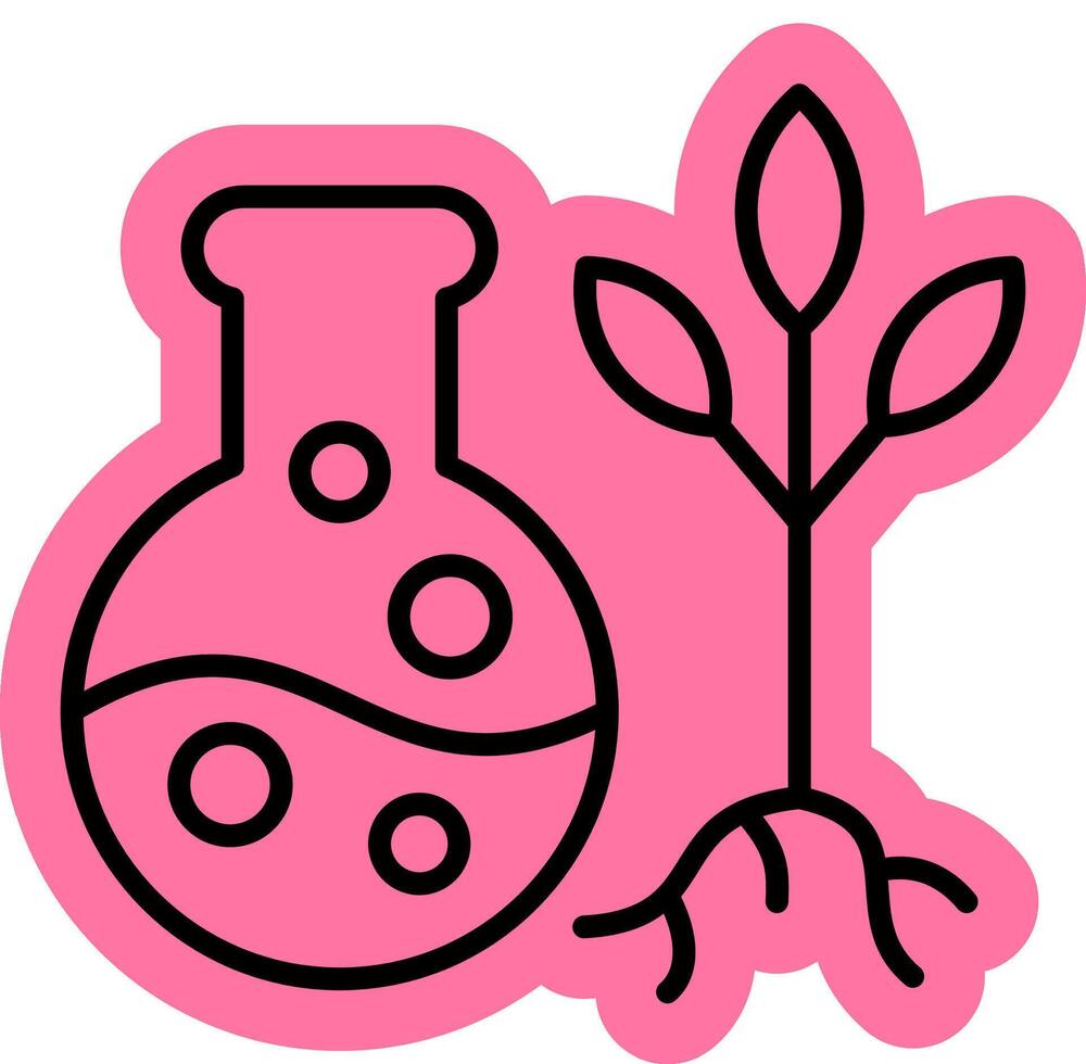 Autotroph process outline color icon vector