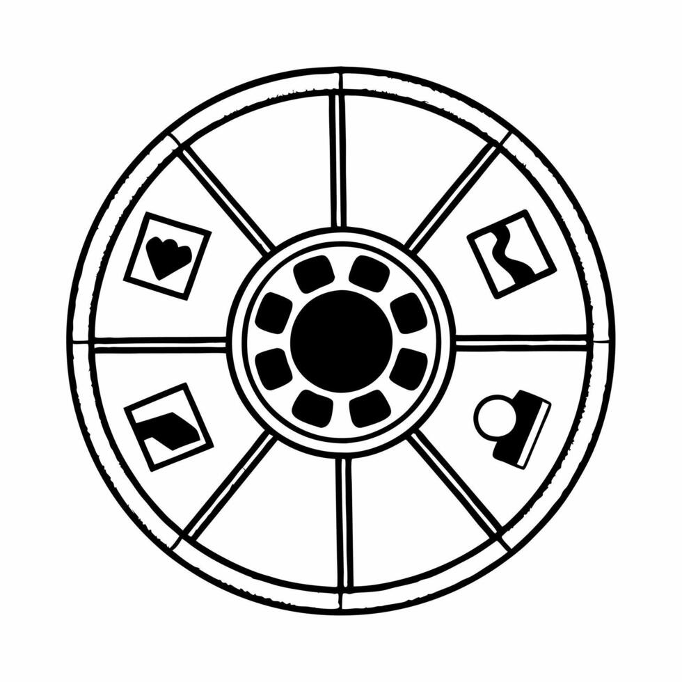 Flat Abstract balance scales with community and profit concept as Panning shot of abstract glowing balance scales One side shows a thriving community scene the other corporate pro Square Set 2 Square vector
