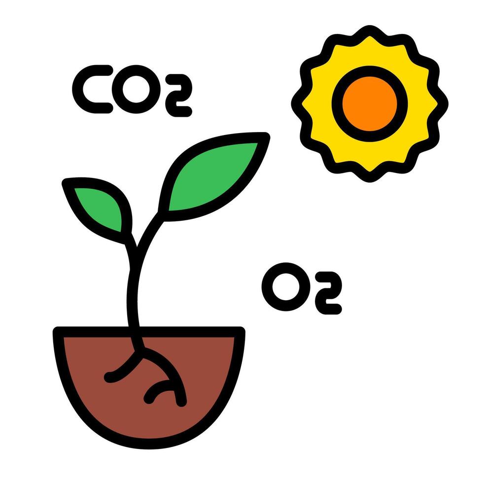 illustration Autotroph growth vector