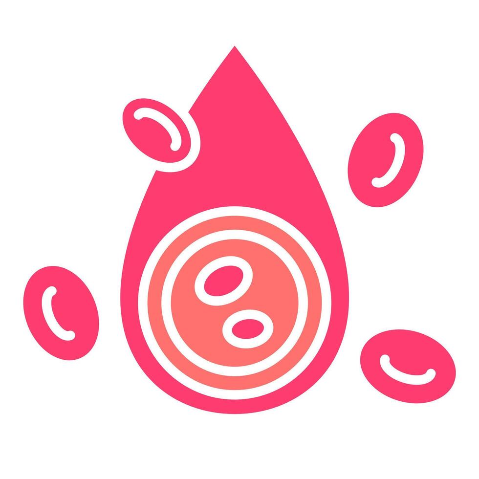 erythrocytes hypertonic nucleus illustration vector