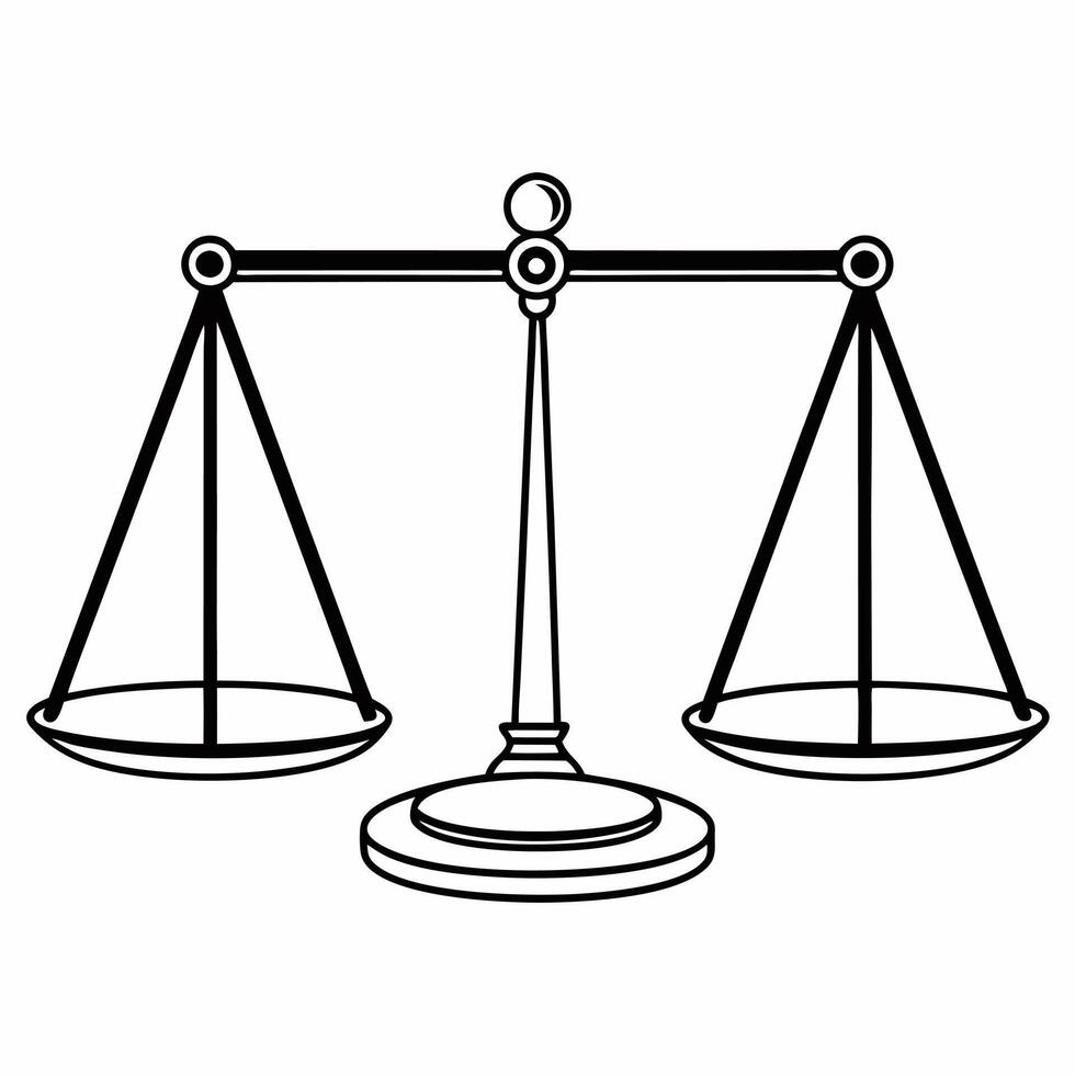 Flat Abstract white balance scales concept as Close up of abstract white balance scales with soft edges Camera slowly pans across the scales emphasizing equilibrium Represents me Square Square vector