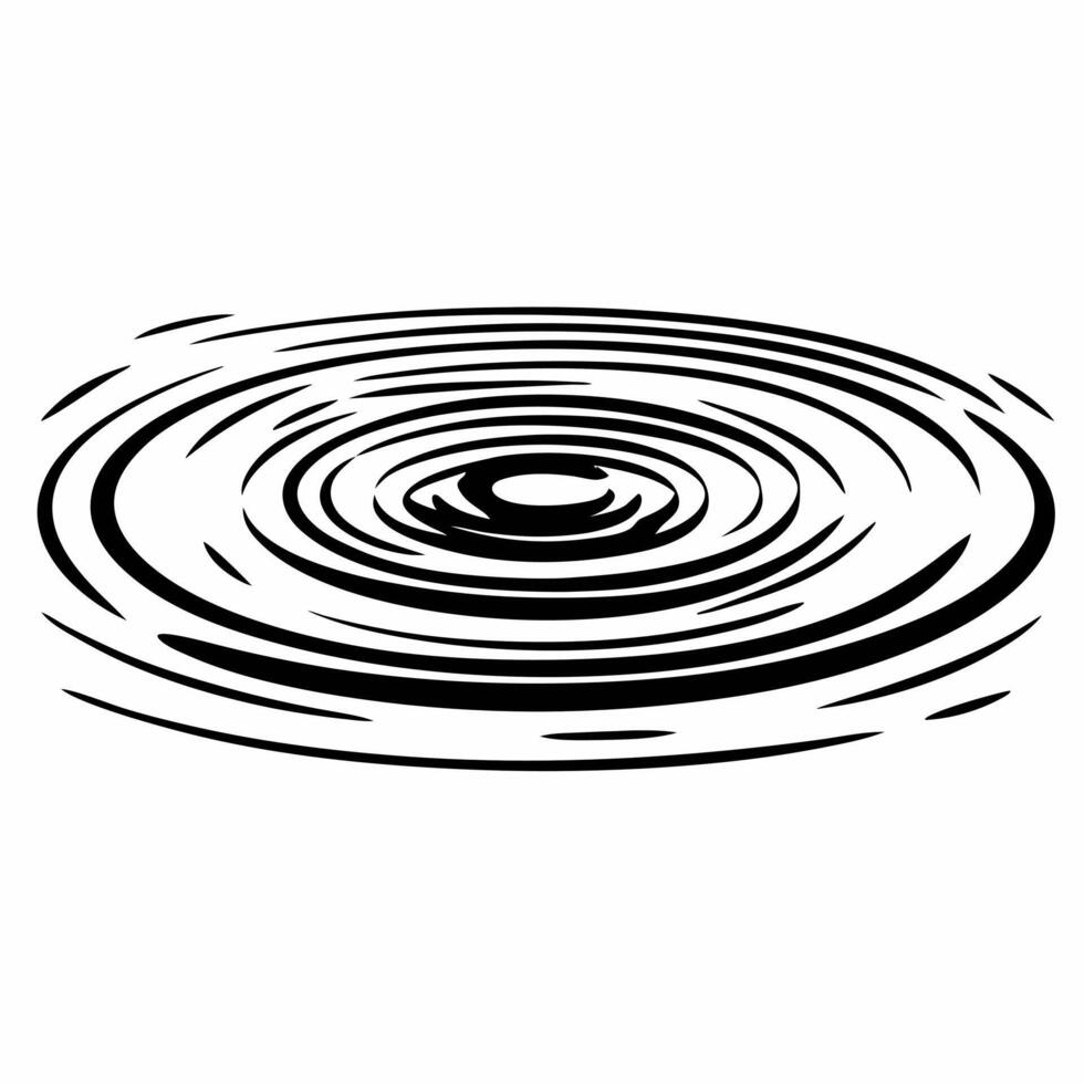 Flat Abstract white ripples concept as Wide shot of abstract white ripples on a calm surface Camera slowly moves across the ripples suggesting tranquility Represents emotional ca Square Square vector