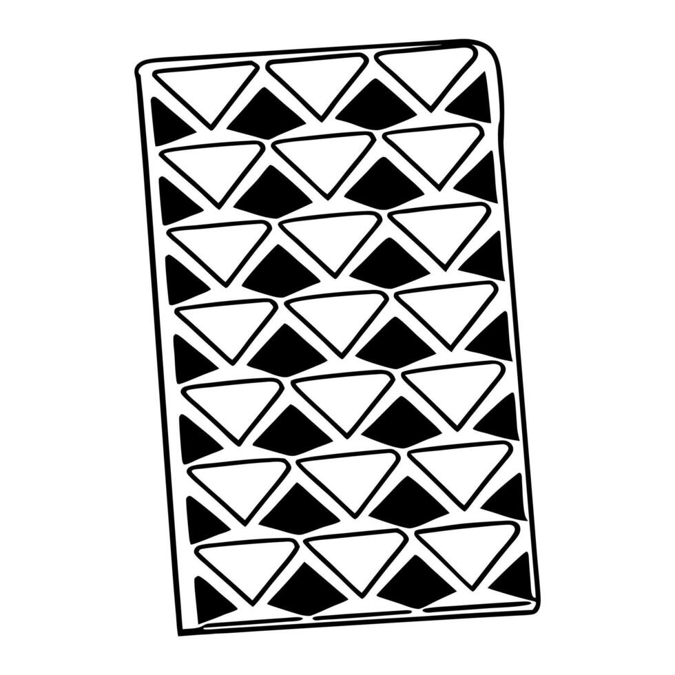 Flat Ballot origami tile tessellation concept as Minimalist origami style ballot icons forming a tessellating pattern Camera zooms in and out of the pattern revealing intricate fo Square Square vector