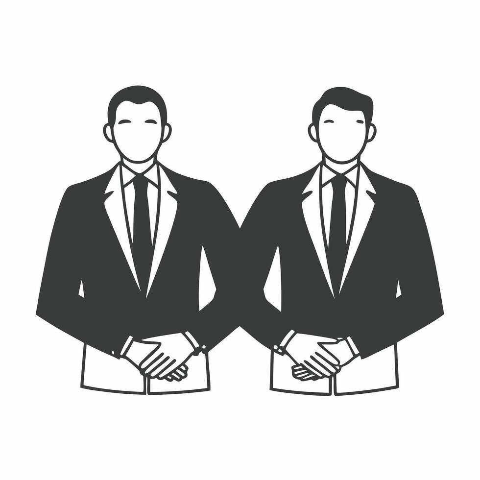 Flat Candid Closing Deal with Handshake concept as A candid image capturing the moment a deal is closed with a handshake in an ESG negotiation The camera focuses on the handshake Square Square vector