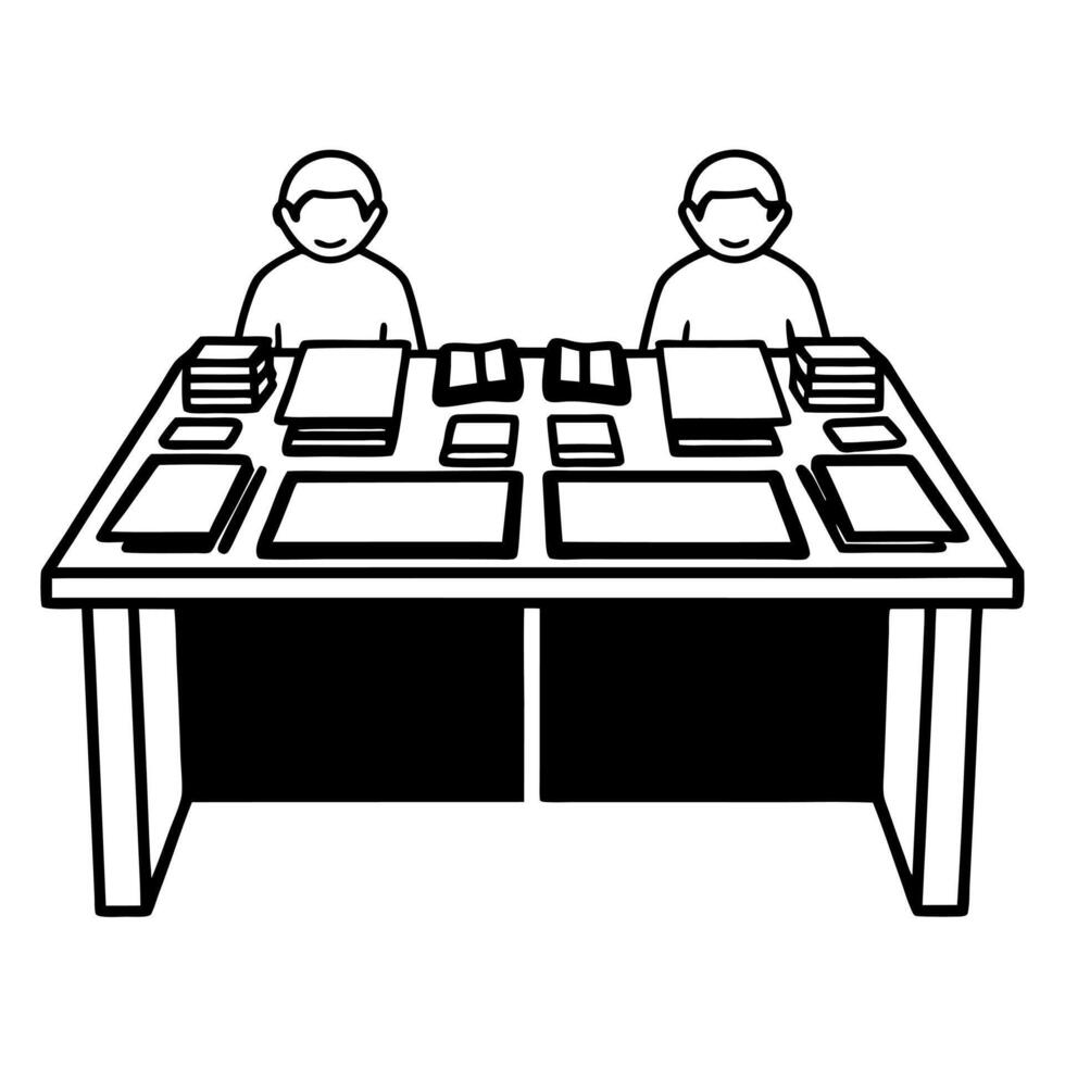 Flat Candid Garage Sale Bargaining concept as A candid shot of a person negotiating a price at a garage sale table with items spread out set against a white background The camera Square Square vector