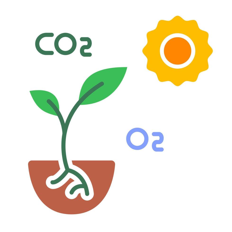 Autotroph growth illustration vector