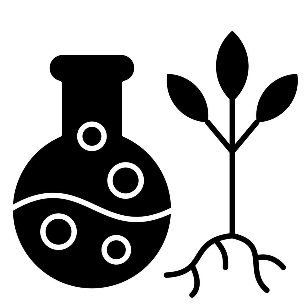 Autotroph process glyph icon vector