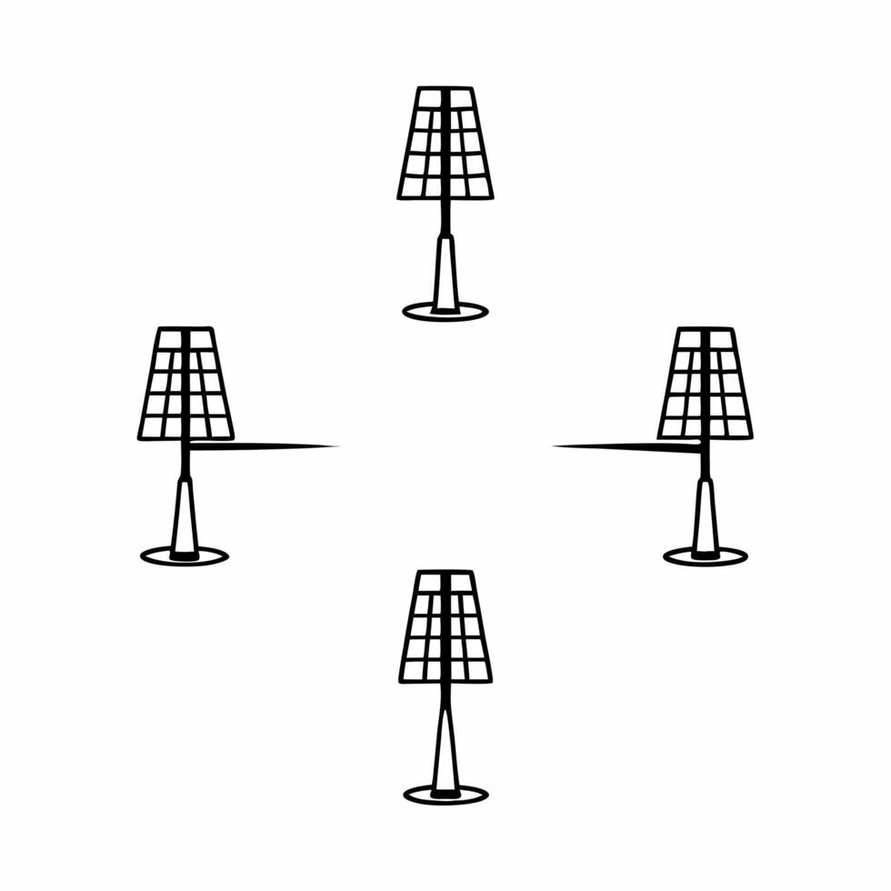 Flat Floating renewable energy sources powering business icons concept as Wide shot of various renewable energy sources wind turbines solar panels etc floating in space connecte Square Set 2 Square vector