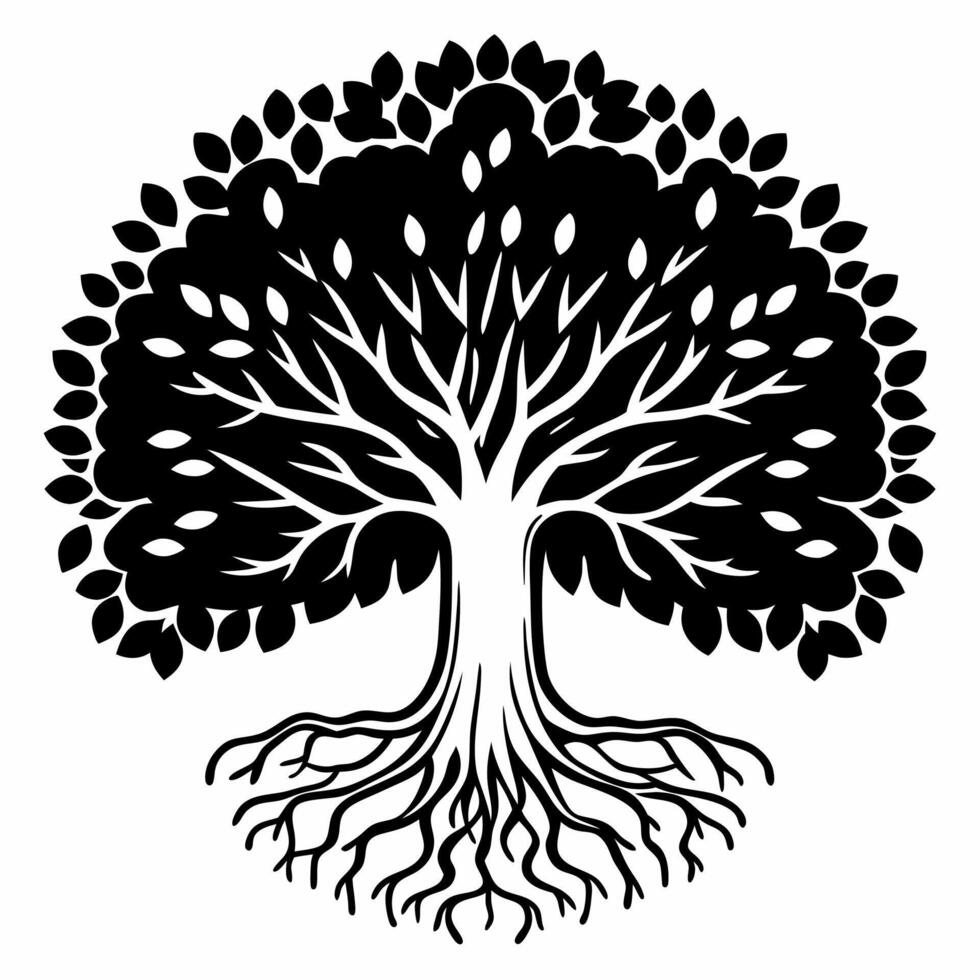 Flat Floating sustainability tree with business fruit concept as Wide shot of a floating tree with leaves representing various sustainability practices and fruit symbolizing busine Square Square vector