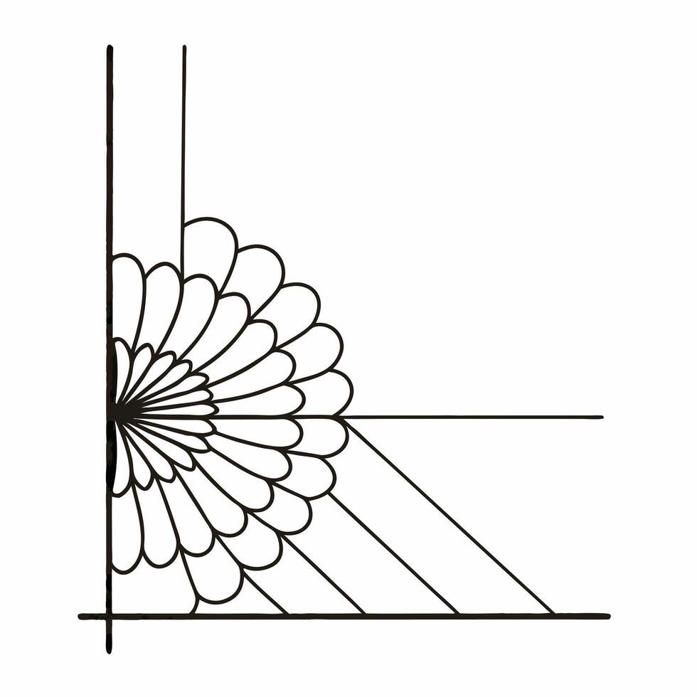 Flat Fractal revenue growth concept as Close up of a fractal pattern forming and expanding Each iteration of the fractal represents increasing revenue with colors shifting to indi Square Square vector