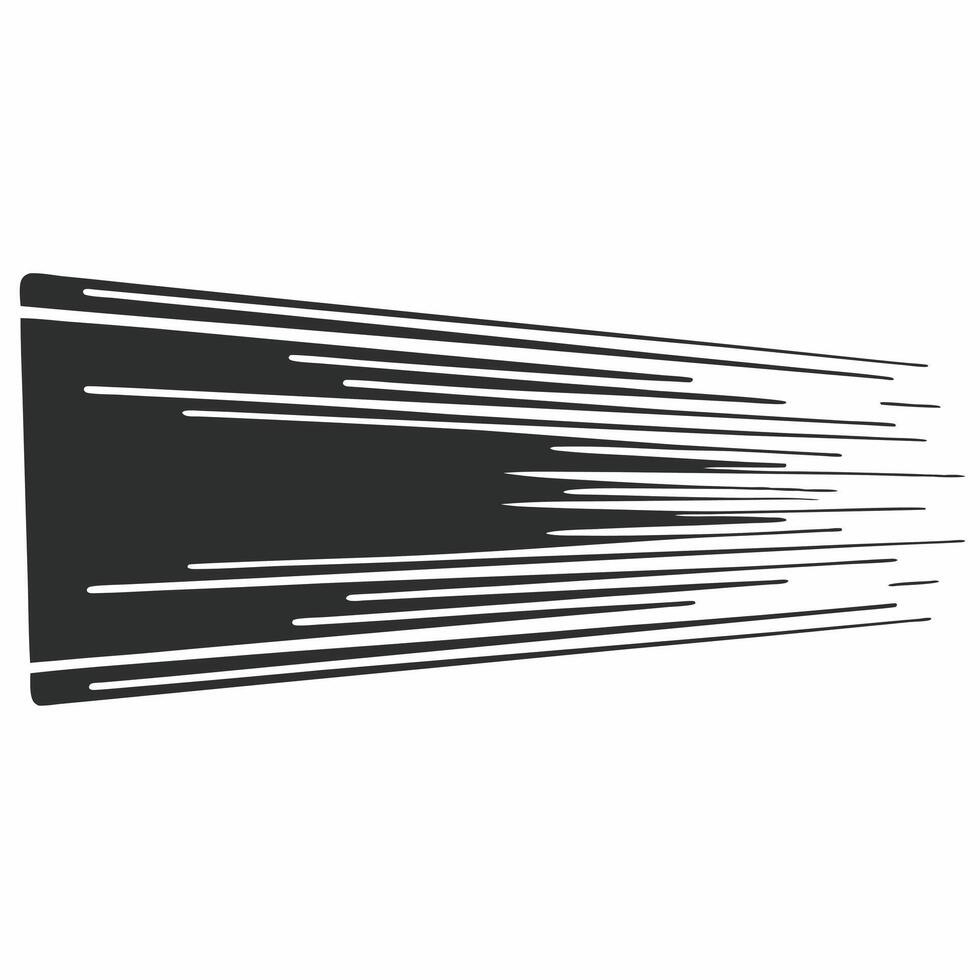 Flat Glossy Light Trails with Copy Space concept as Glossy light trails streak across a plain white background leaving significant copy space to the right The camera captures moti Square Set 2 Square vector
