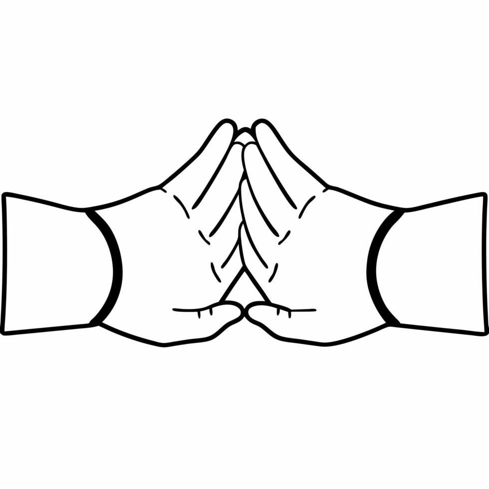 Flat Intergenerational mindfulness practice concept as Close up of hands of different ages joining in a mindfulness exercise zooming out to show an intergenerational group Camera Square Square vector