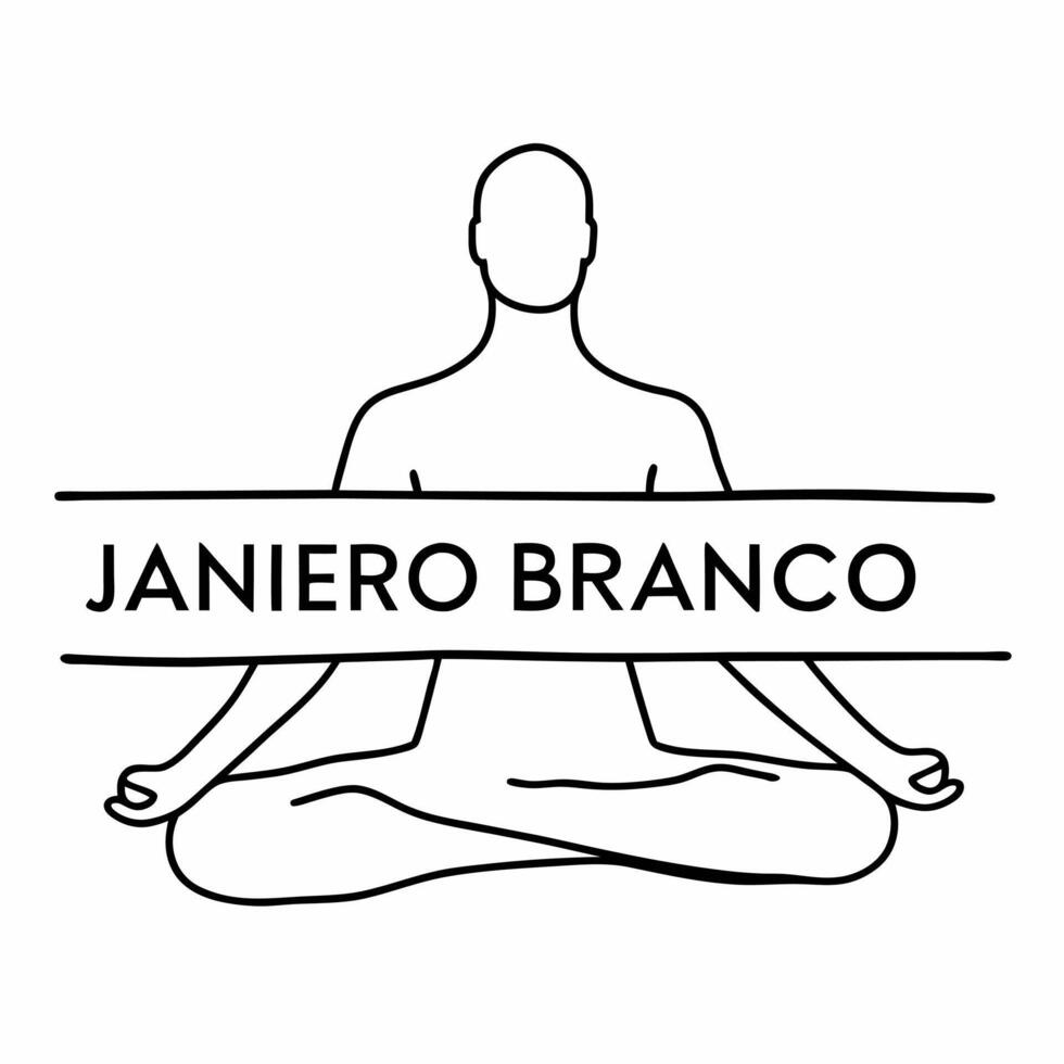 Flat Plain white meditation figure concept as Close up of a minimalist white figure in a meditation pose on a plain background Camera slowly pans across the figure emphasizing sti Square Square vector