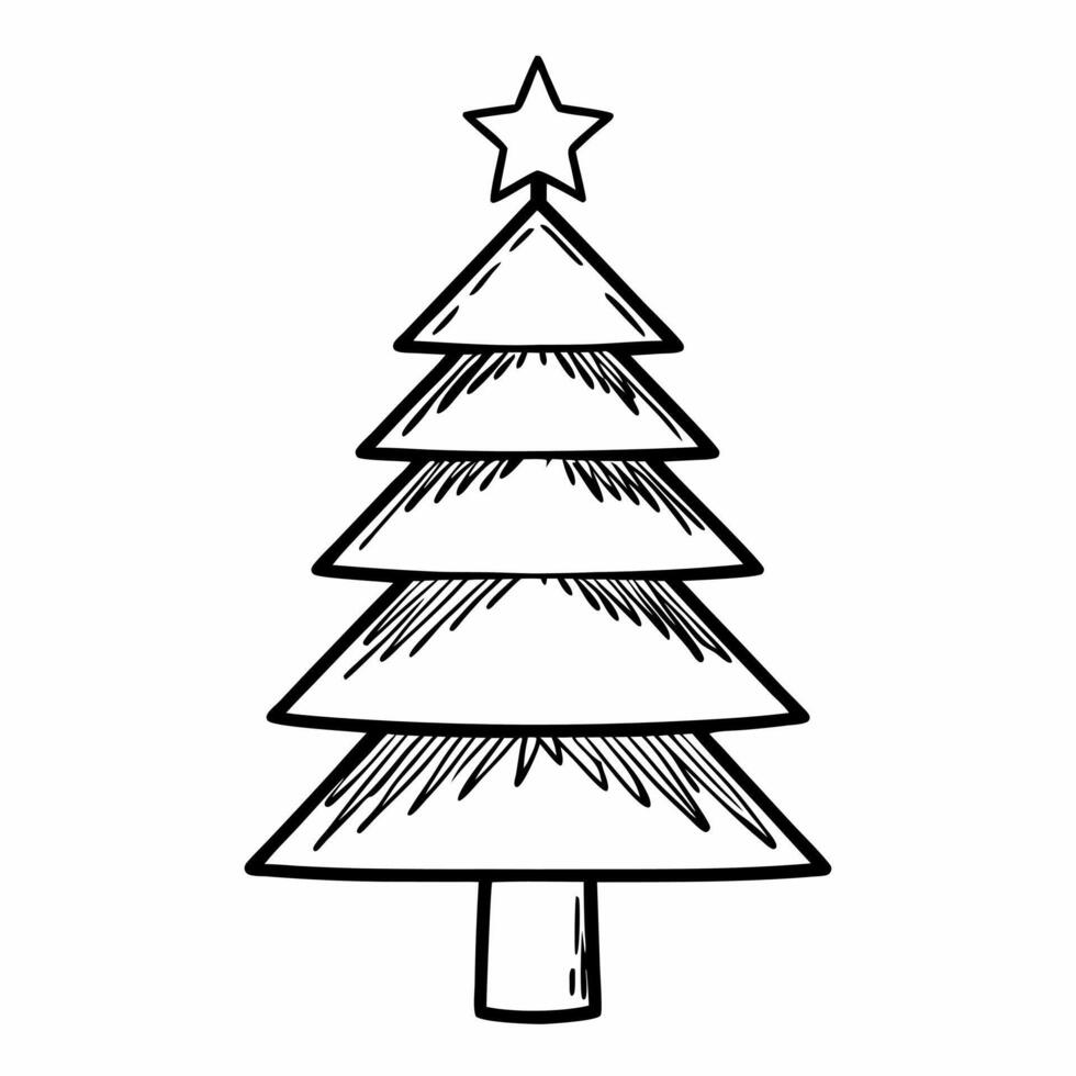 Flat Santas Green Christmas Tree concept as Create a seamless background featuring a cartoon style Christmas tree made from sustainable materials The design incorporates bright co Square Square vector