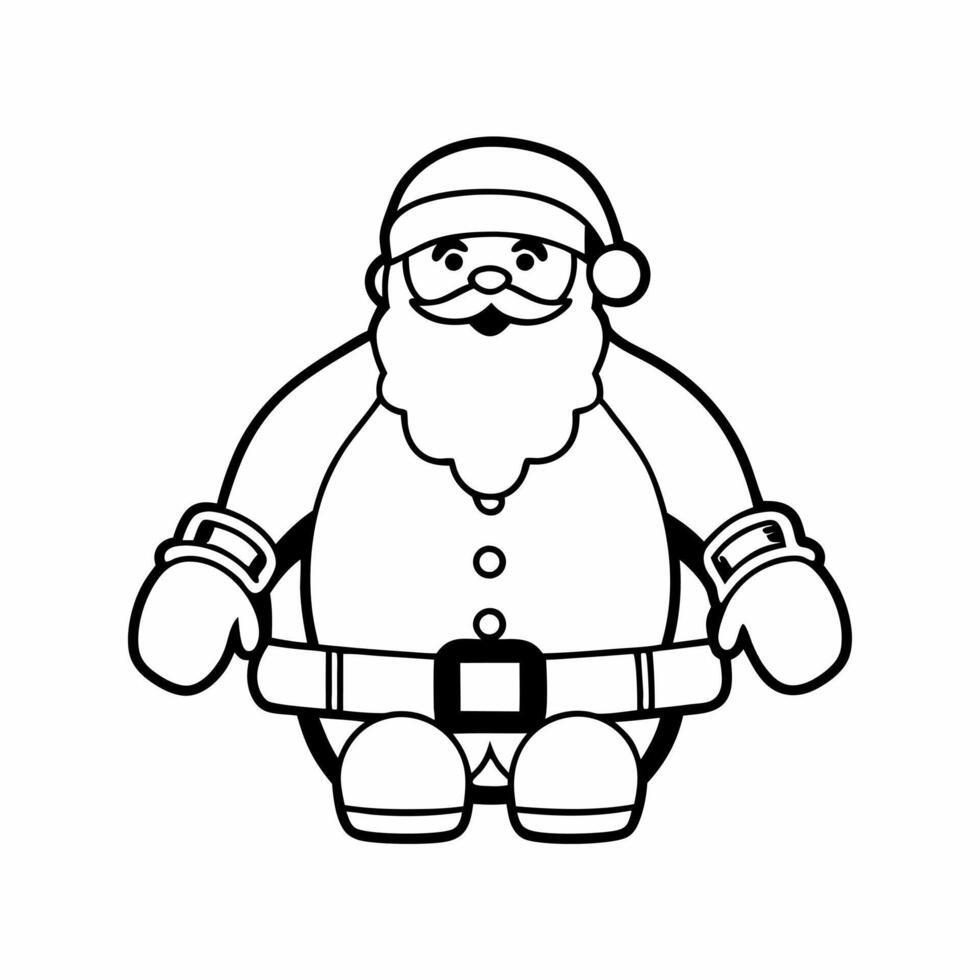 Flat Santas Upcycled Decorations concept as Feature a seamless background of Santa decorating with upcycled materials The design uses playful cartoon elements and vibrant colors p Square Square vector