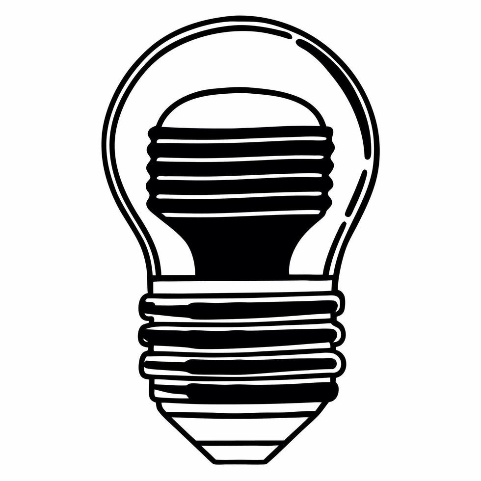 Flat Sustainable innovation lightbulb ecosystem concept as Animation of a large lightbulb filled with a miniature ecosystem of sustainable innovations Camera moves inside the bulb Square Square vector