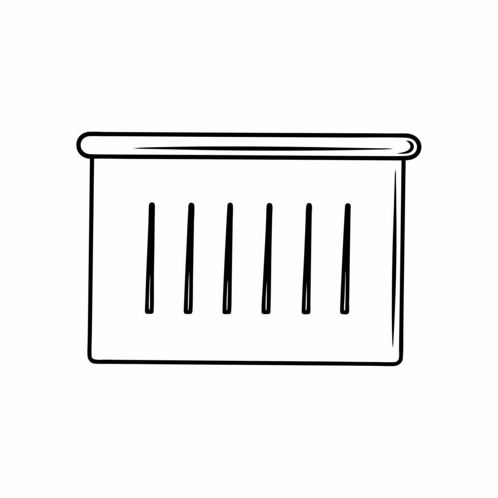 Flat Vote counting tension concept as Close up of tally marks being made on a whiteboard with blurred election officials in the background showing tense body language Camera slowl Square Square vector