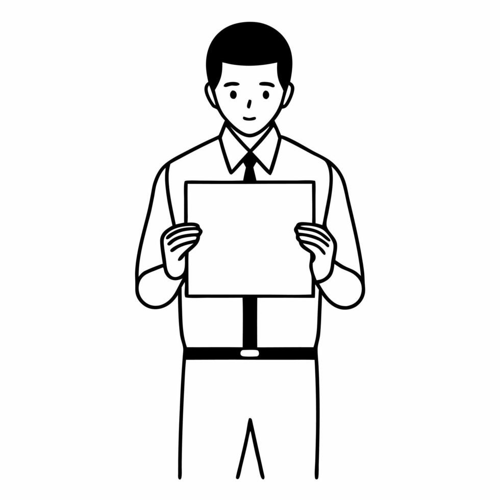 Flat Voters determined expression concept as Close up of a voters face showing intense concentration as they review their ballot Camera slowly pans across their furrowed brow and Square Square vector