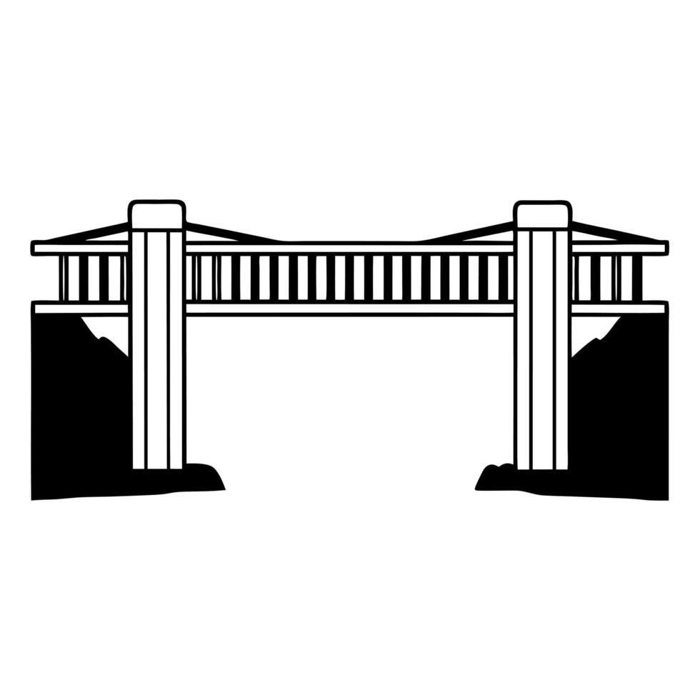 Floating bridge connecting profit and community concept as Tracking shot of an abstract glowing bridge stretching between two floating islands one representing profit skyscrapers Square Square vector