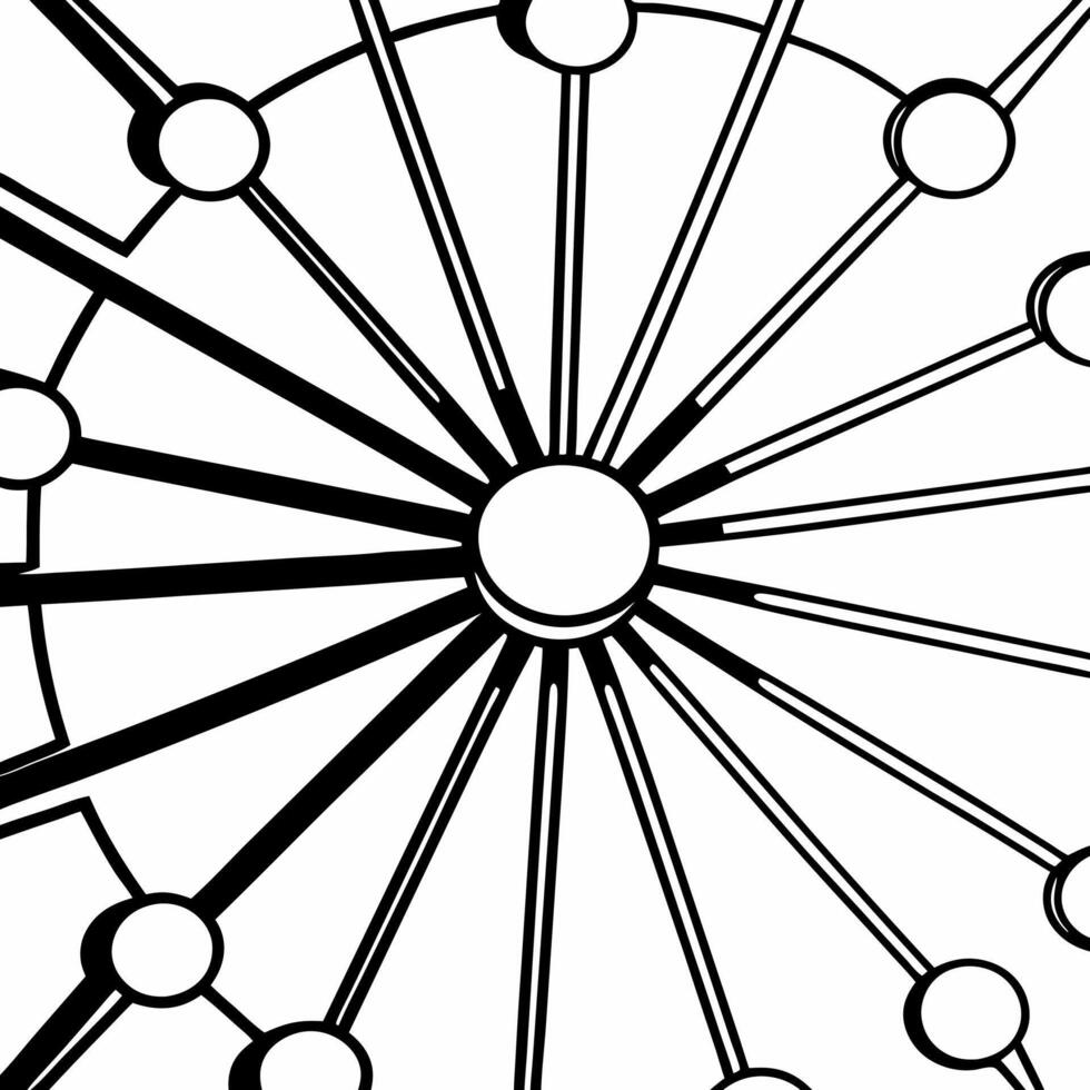 Fundraising network with glowing donor nodes concept as Close up of a fundraising network visualization with donor nodes glowing based on contribution levels Camera slowly moves t Square Square vector