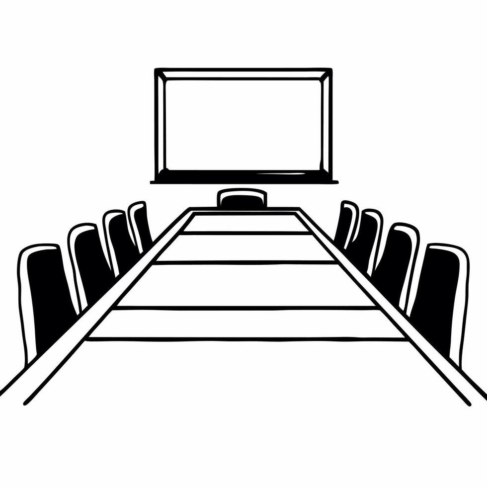 Glossy boardroom table reflecting green future concept as Slow pan across a glossy boardroom table surface reflecting blurred images of sustainable cityscapes and renewable energy Square Square vector