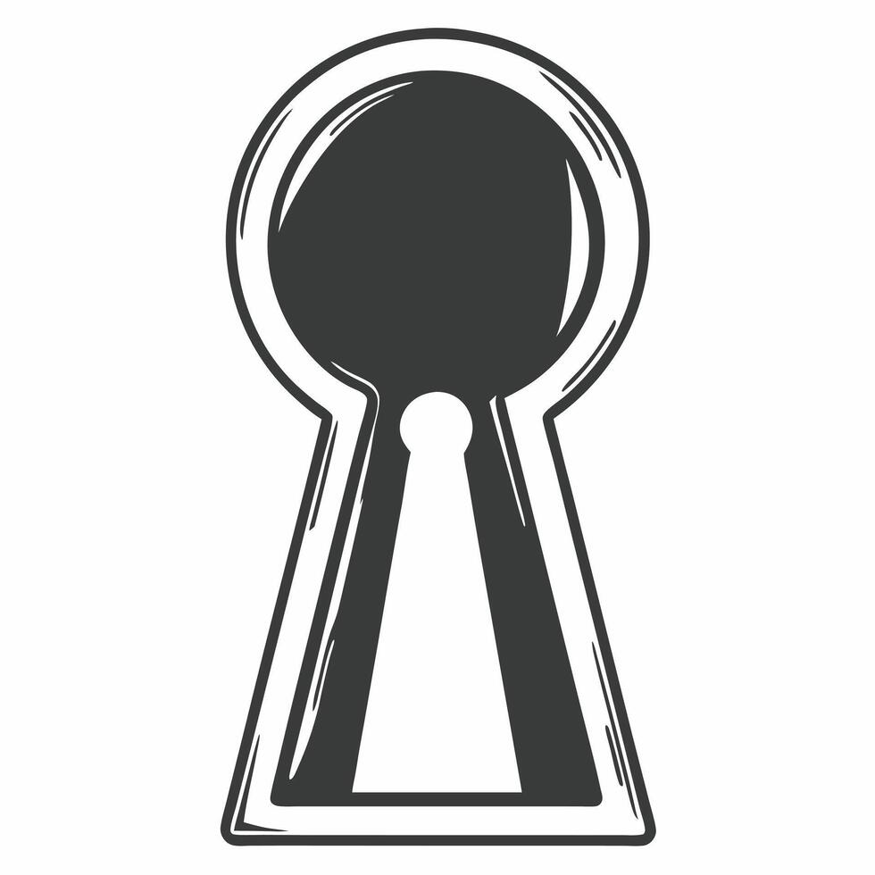Glossy golden key with keyhole concept as Dolly shot approaching a glossy golden key The key aligns with a keyhole symbolizing access to opportunities Camera pulls back to reveal Square Square vector