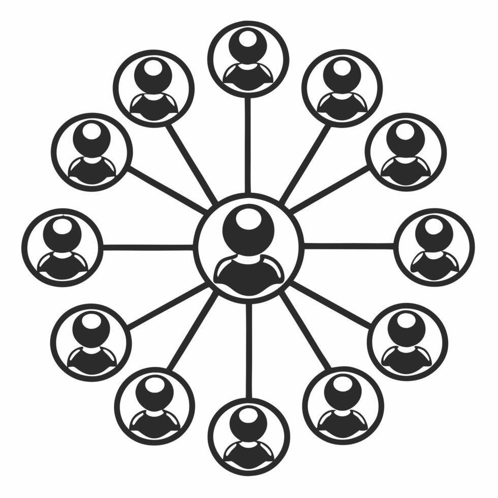 Glossy Network Icons with Copy Space concept as Glossy network icons connected on a plain white background leaving significant copy space to the left The camera captures a top dow Square Square vector