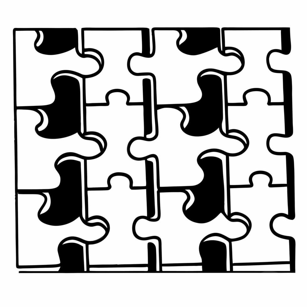 Glossy policy puzzle pieces concept as Close up of glossy puzzle pieces forming a partial policy document Camera slowly tracks along the edge where pieces are missing Wide copy s Square Square vector
