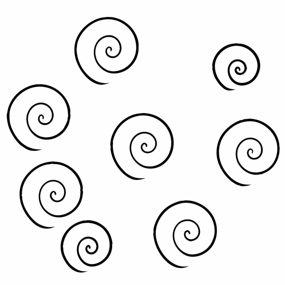Growth spiral outline tiles concept as Seamless pattern of simple white spiral outlines suggesting growth and progress Camera slowly zooms out to reveal the full spiral pattern S Square Square vector