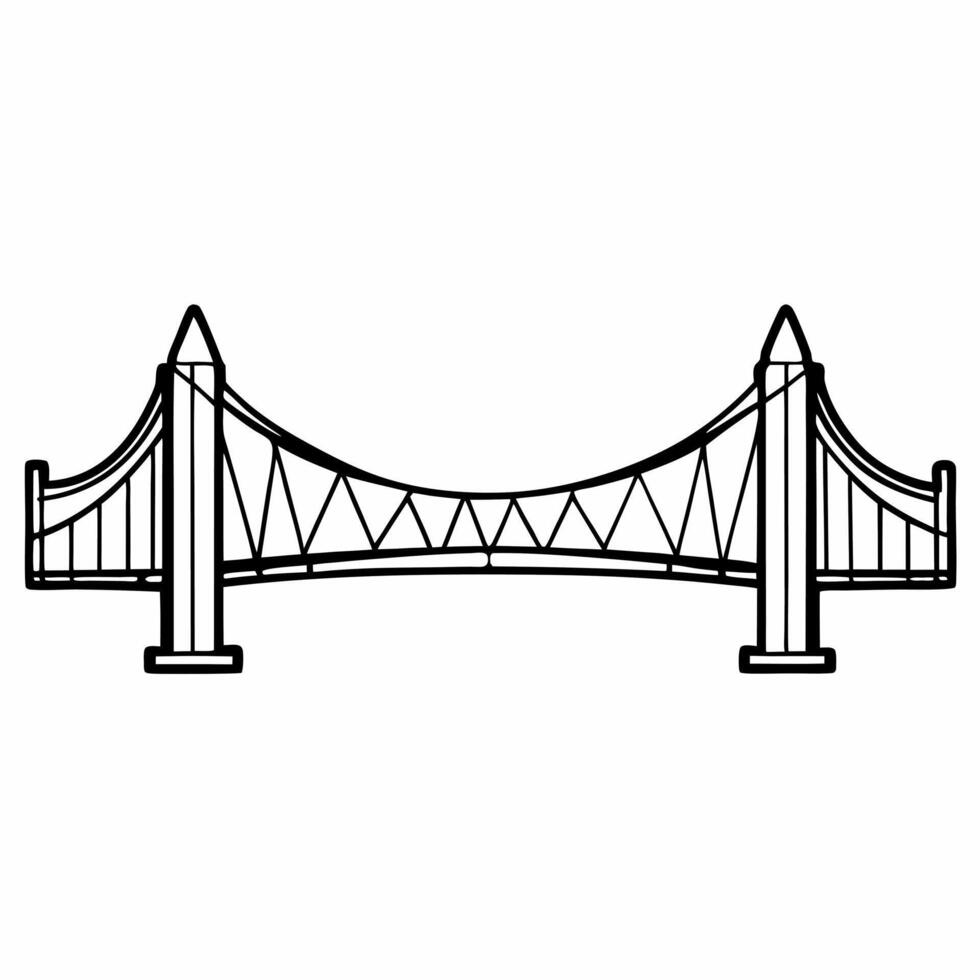 Holographic bridge connecting profit and planet concept as Tracking shot of a holographic bridge stretching between two floating islands one representing profit skyscrapers and t Square Square vector