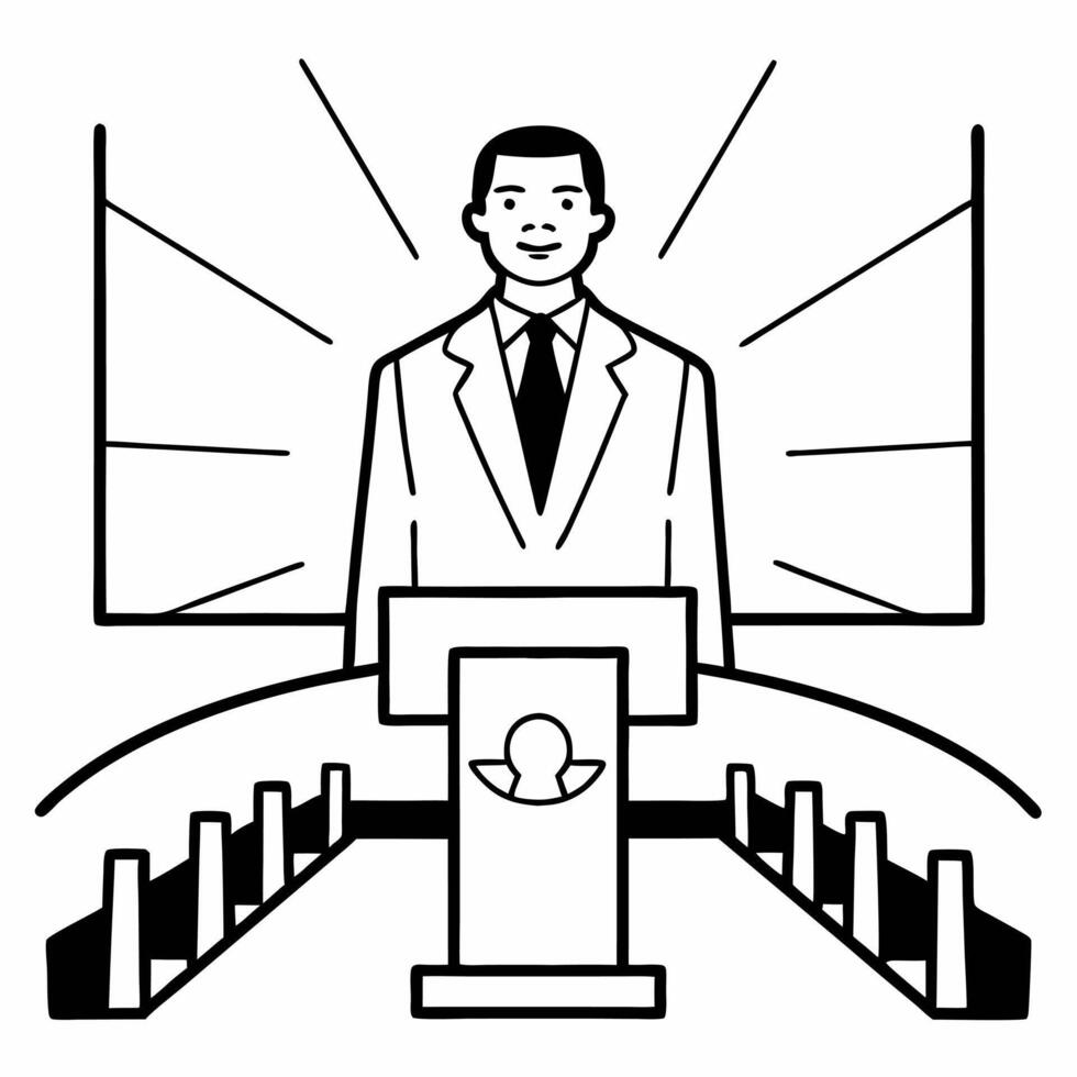 Holographic election integrity guardian concept as Wide shot of a large holographic figure representing an election integrity guardian overlooking a miniature election landscape C Square Set 2 Square vector