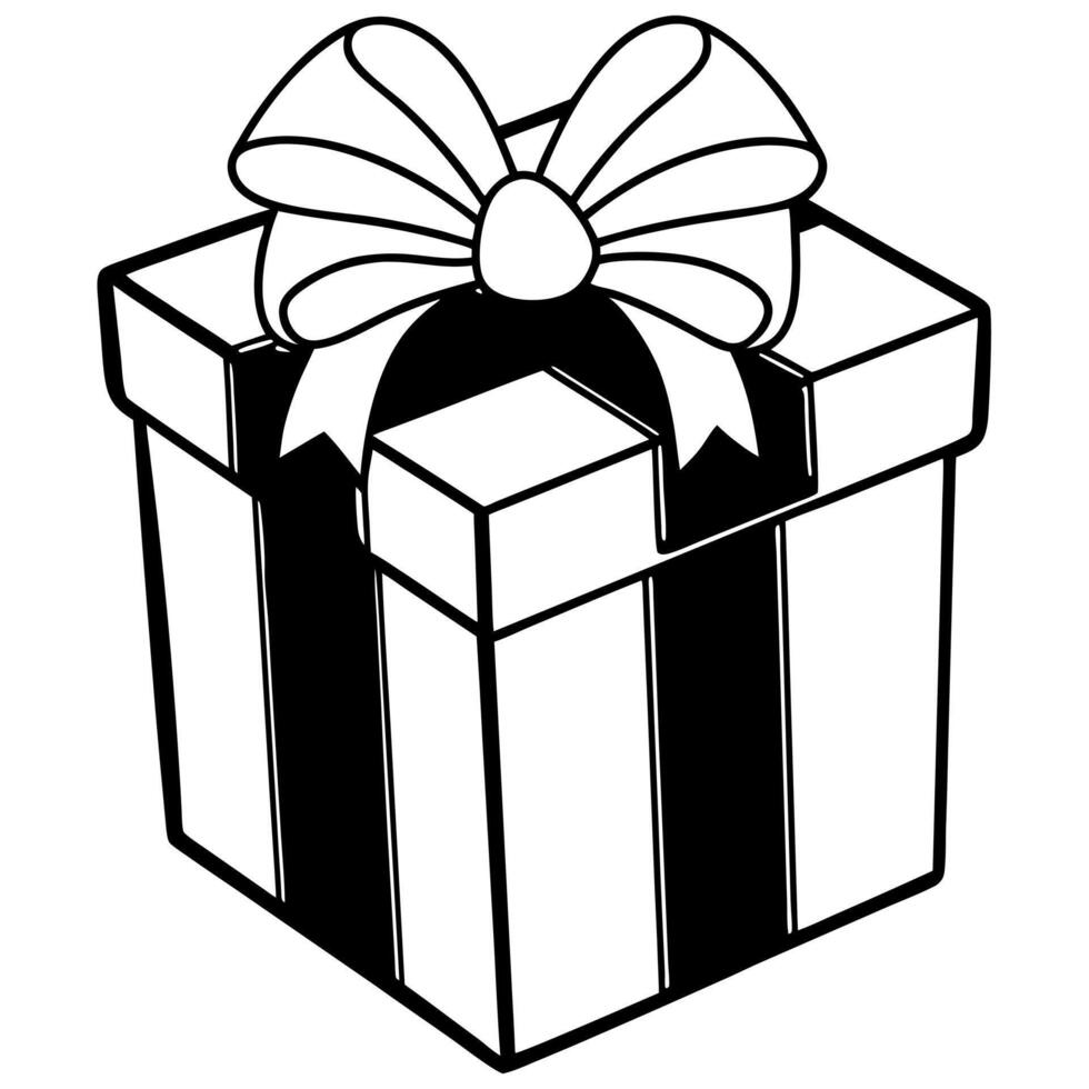 Holographic Holiday Gift concept as An isolated holographic gift box with a shiny ribbon representing the joy of giving during Happy New Year 2026 The camera captures the reflecti Square Set 3 Square vector