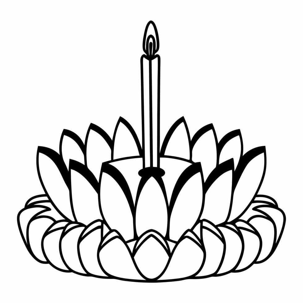 Holographic Krathong with Glowing Candles concept as Create an image of a holographic Loy Krathong adorned with glowing candles The design allows for soft lighting effects and ple Square Square vector