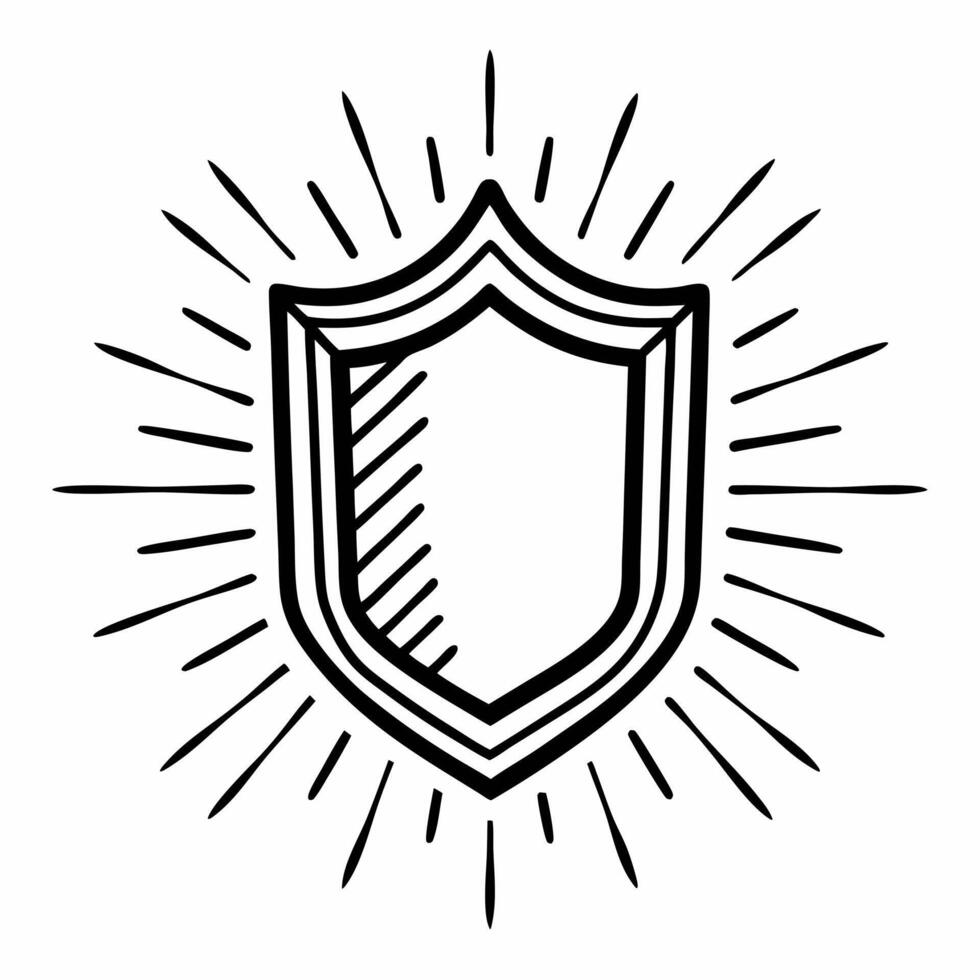Holographic integrity shield concept as Close up of a shimmering holographic shield protecting election data Camera slowly pans across the shields surface revealing intricate secu Square Square vector