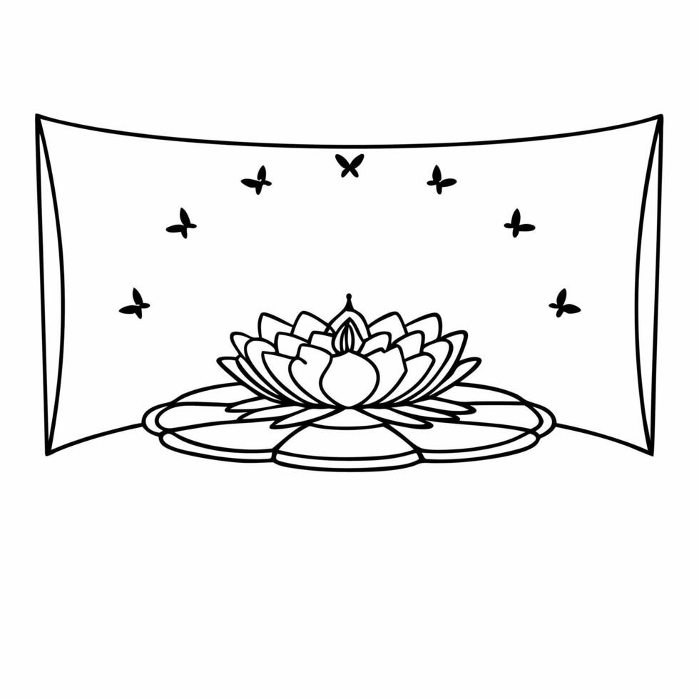 Holographic Loy Krathong with Glowing Butterflies concept as Showcase a glowing holographic Loy Krathong floating on water surrounded by shimmering butterflies The camera gently t Square Square vector