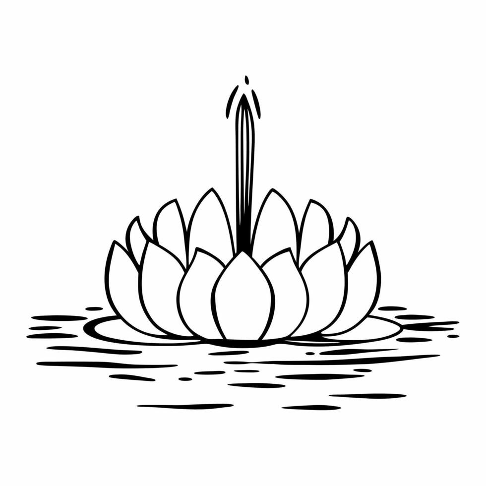 Holographic Loy Krathong Floating on Water concept as Create a soft abstract image of a holographic Loy Krathong floating on water with glowing reflections The camera slowly pans Square Square vector