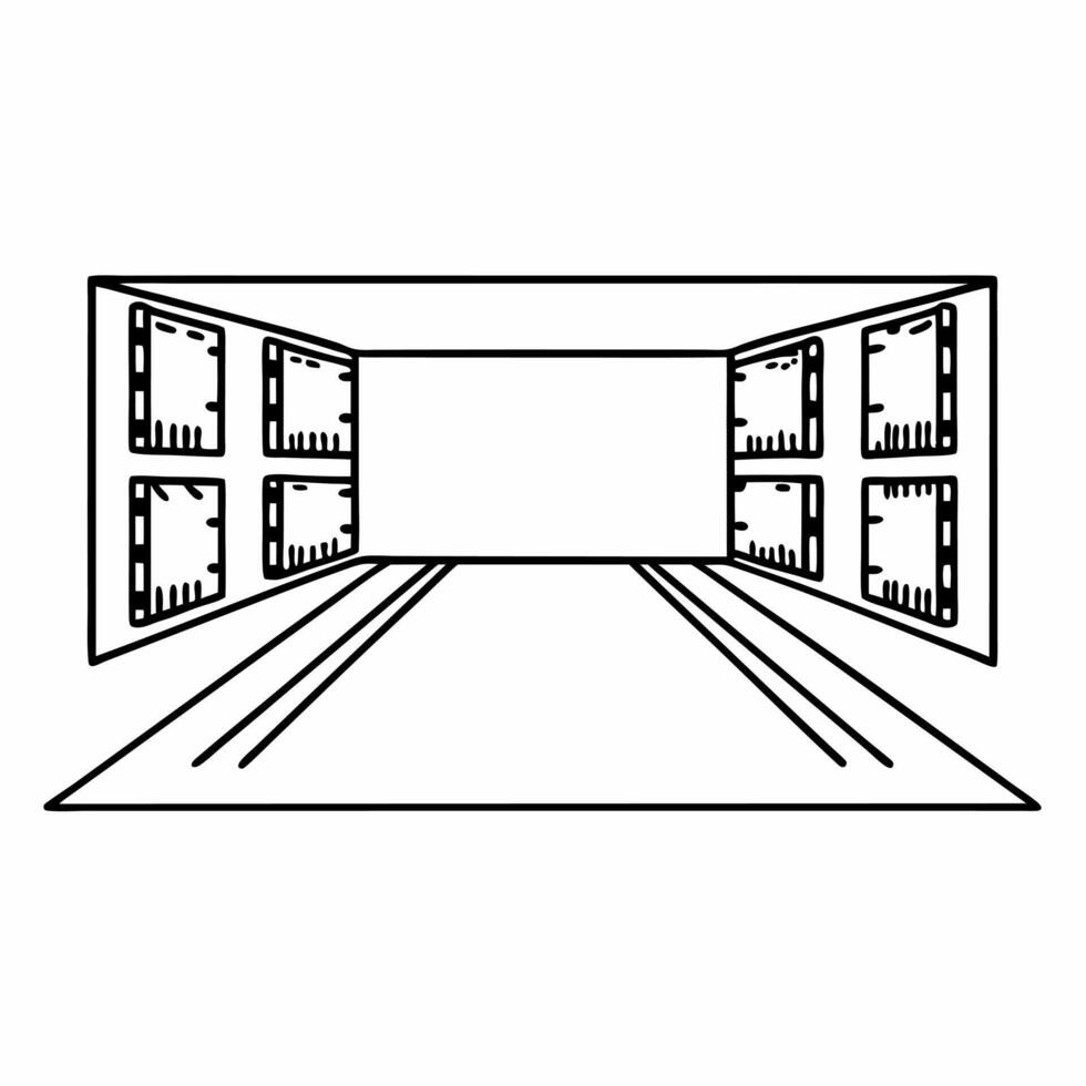Holographic supply chain with environmental impact concept as Dolly shot moving along a holographic supply chain visualization Each stage shows environmental impact metrics The c Square Square vector