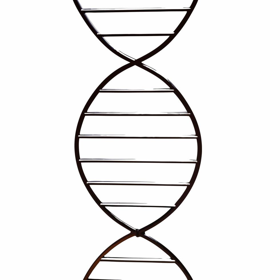 Integrity DNA helix with prediction base pairs concept as Close up of a DNA helix representing electoral integrity with base pairs showing poll predictions Camera slowly rotates a Square Square vector