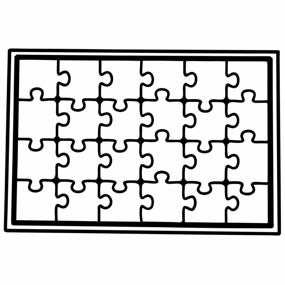 Integrity puzzle with floating poll pieces concept as Close up of a partially completed puzzle representing election integrity with pieces shaped like poll results floating into pl Square Square vector