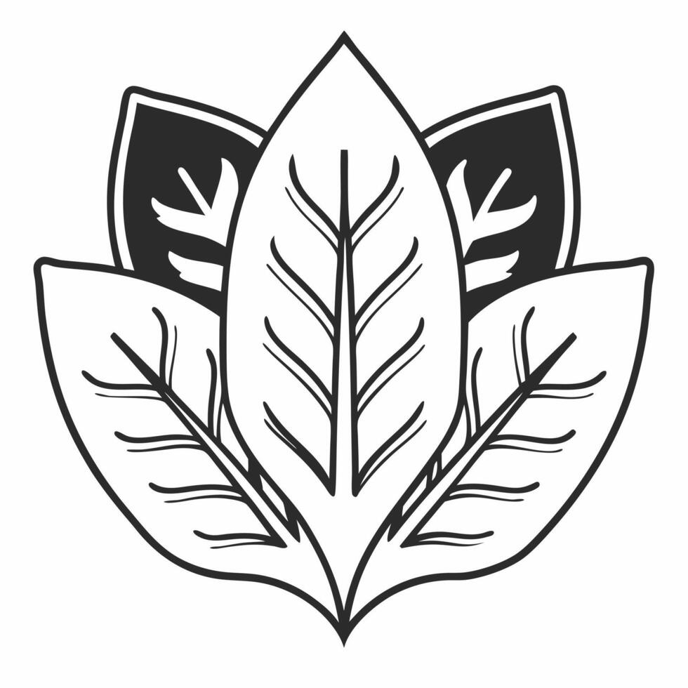 Leaf and Chat Bubble Icon concept as A graphic combining a leaf and a chat bubble symbolizing environmental discussions in ESG negotiations Isolated on a white background s Square Square vector