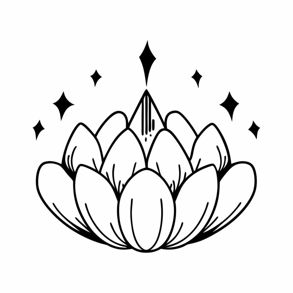 Loy Krathong with Floating Gems concept as Create a illustration of a Loy Krathong surrounded by floating gems isolated against a white background The design highlights the Square Square vector