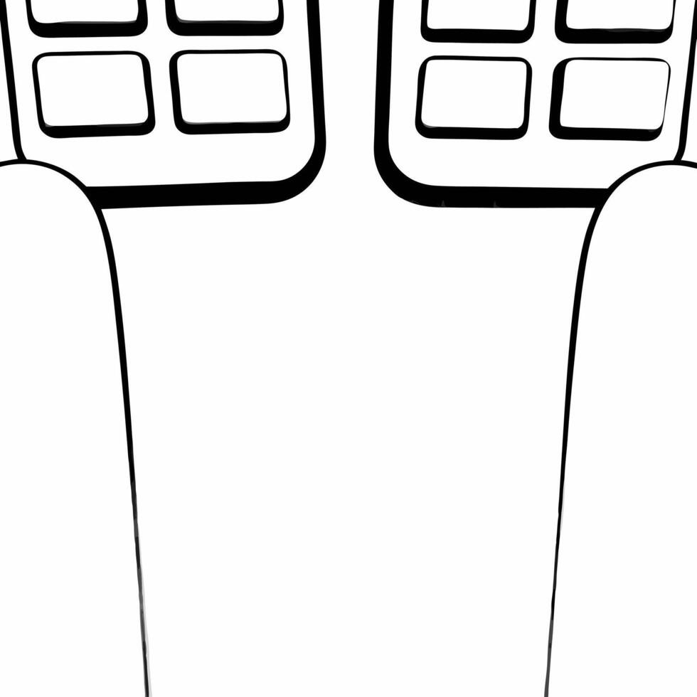 Macro of Futuristic Keyboard Keys concept as A close up image of futuristic keyboard keys with symbols for buying and revenue The camera pans over the keys to highlight the innova Square Square vector