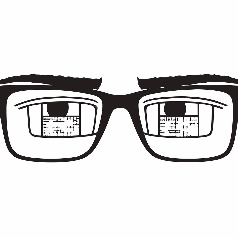 Macro shot of futuristic eyeglasses displaying holographic financial data concept as A close up of futuristic eyeglasses showing holographic financial data symbolizing leadership a Square Square vector