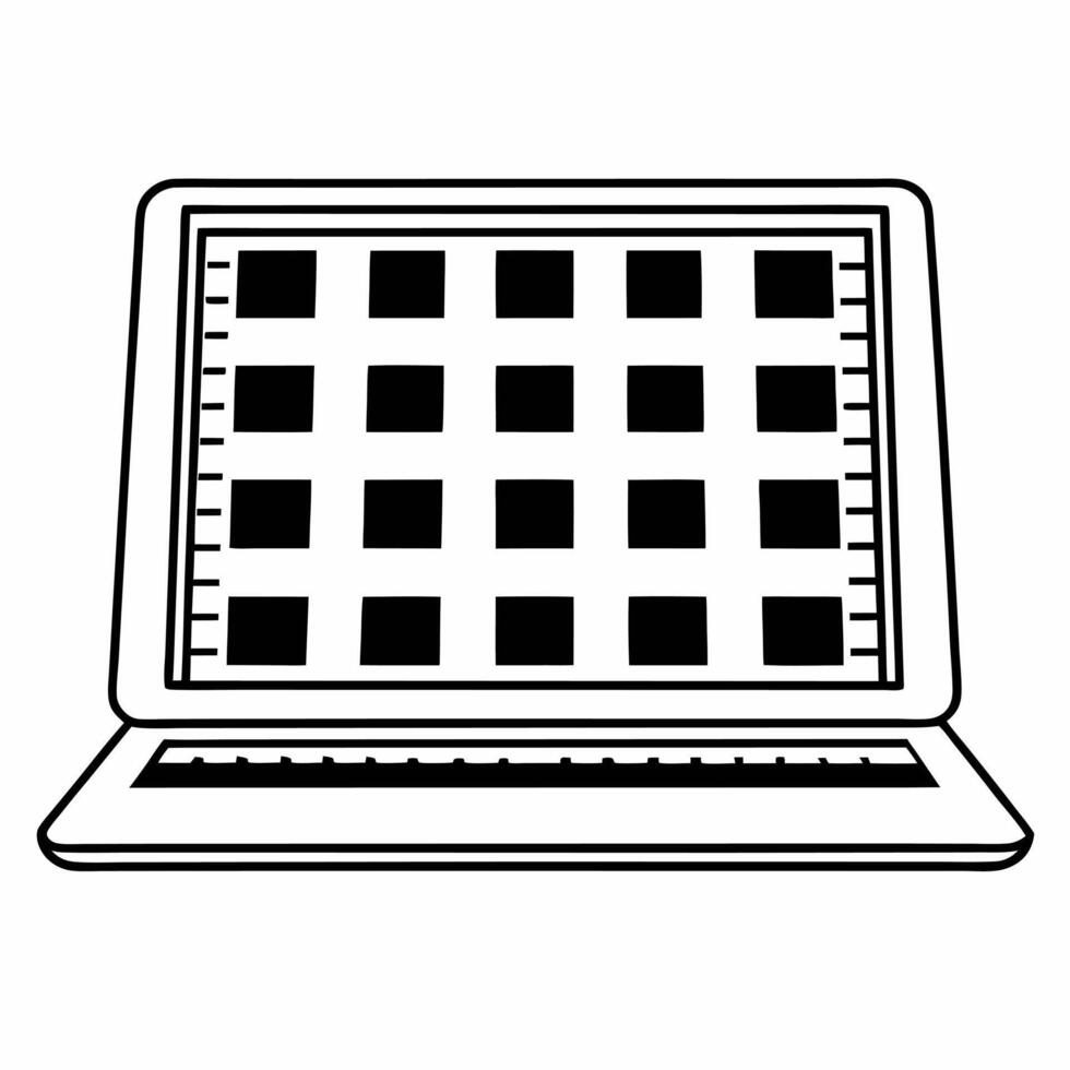 Prediction algorithm detecting anomalies concept as Close up of a computer screen showing a prediction algorithm detecting and flagging anomalies in voting patterns Camera slowly Square Square vector