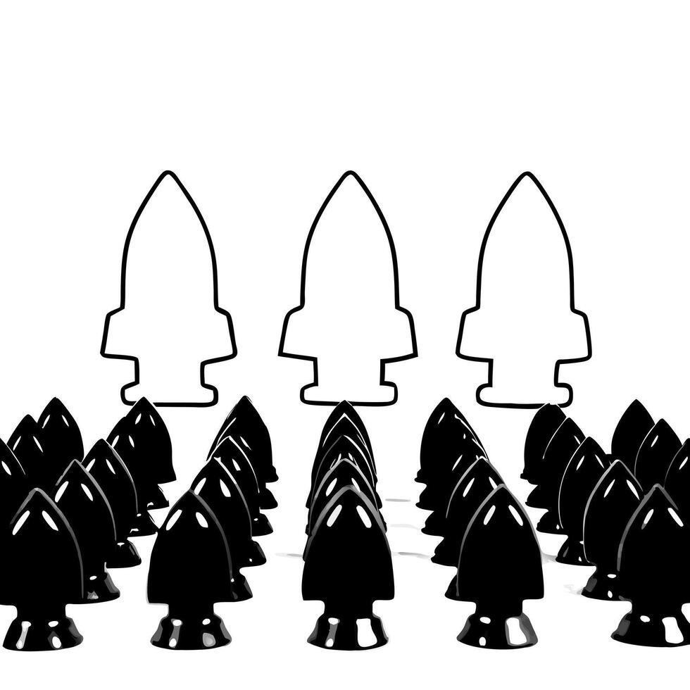 Puzzle pieces forming a human head concept as A graphic of puzzle pieces assembling into the shape of a human head representing community and collaborative problem solving Square Square vector