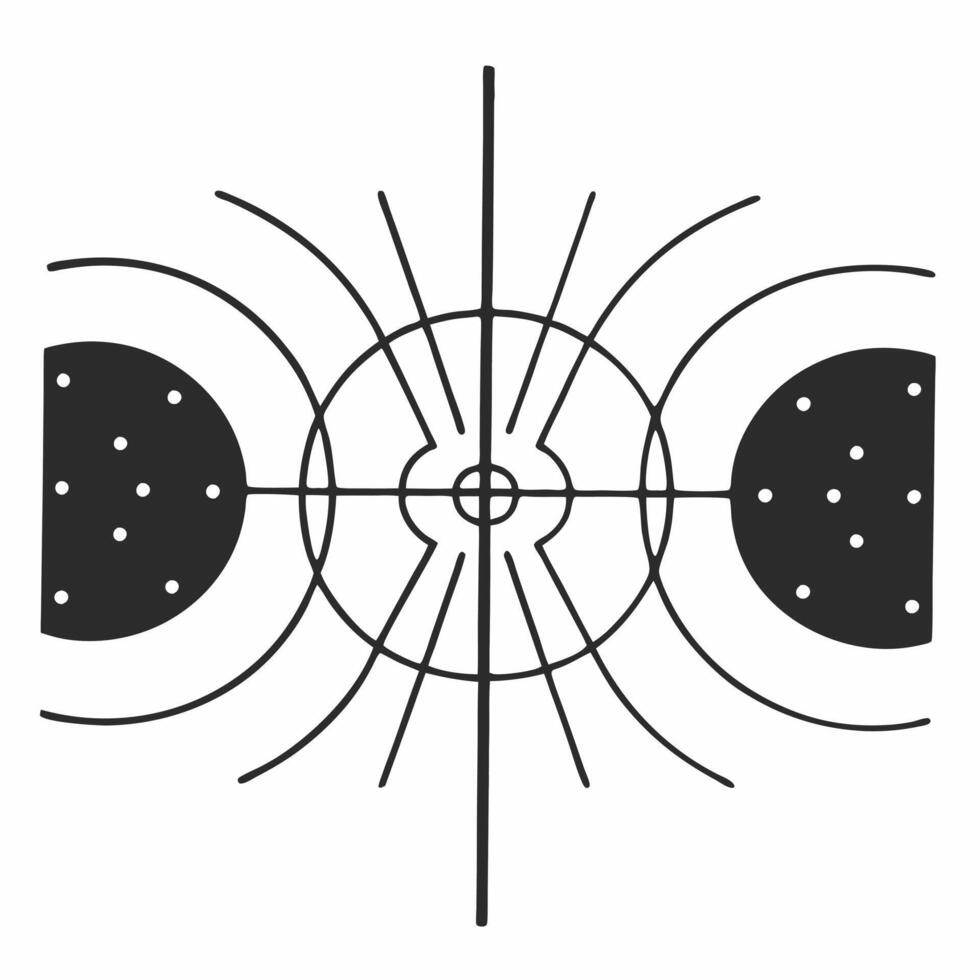 Quantum entangled supply chain concept as Split screen close up of quantum entangled particles representing different stages of a supply chain As one particle changes state repres Square Square vector