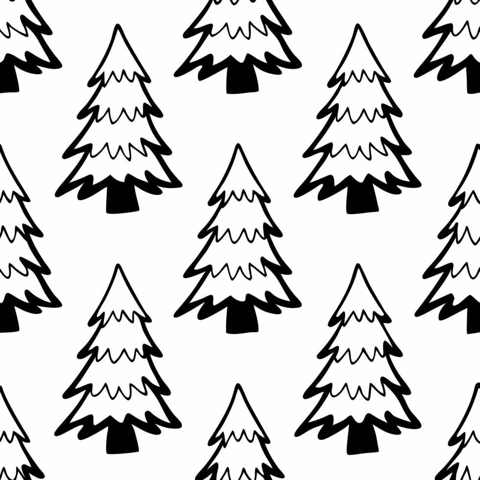 Santas Green Christmas Tree concept as Create a seamless background featuring a cartoon style Christmas tree made from sustainable materials The design incorporates bright colors Square Square vector