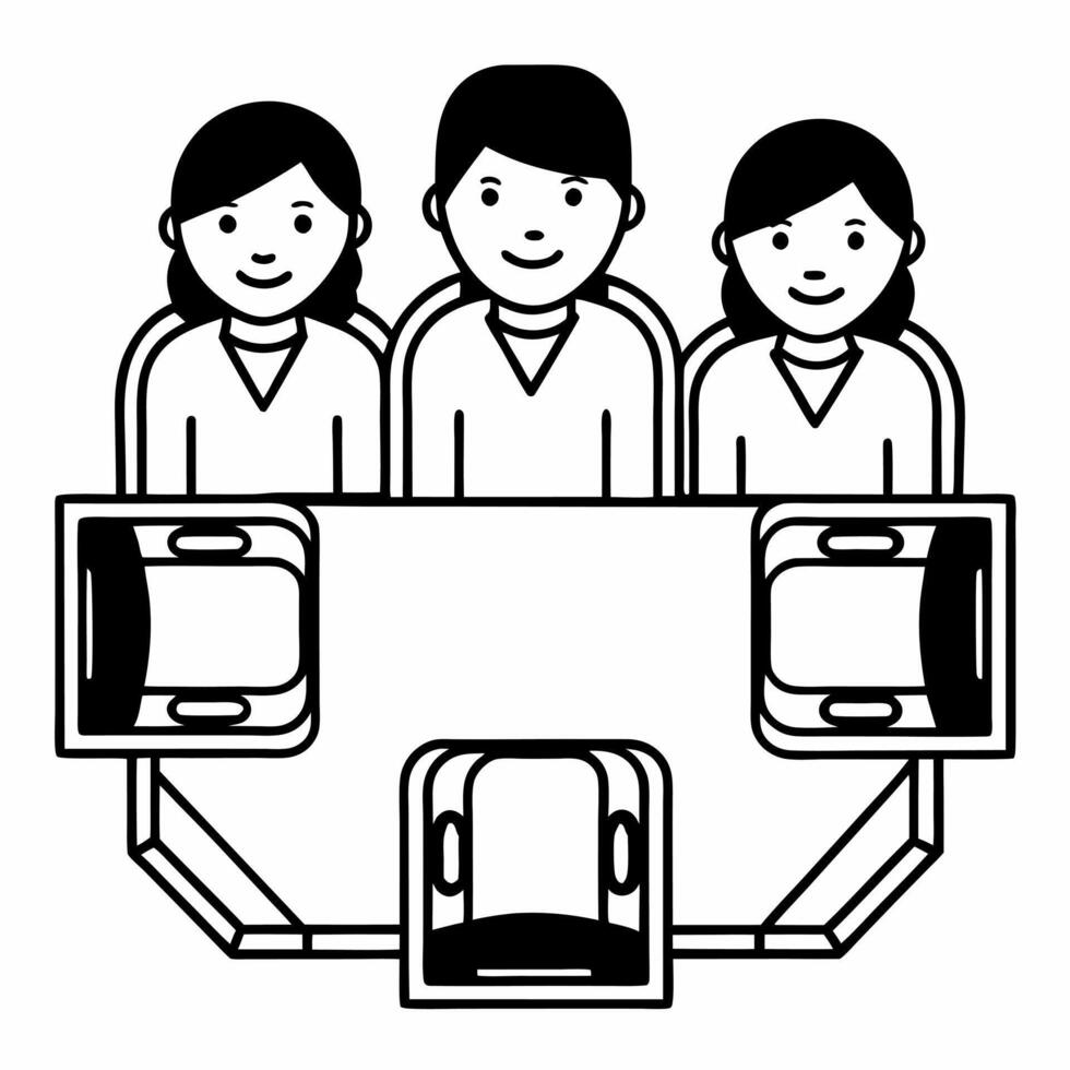Team enjoying a spontaneous game during a break in the office concept as A candid image of team members engaging in a quick game or activity during a work break The relaxed atmosp Square Square vector